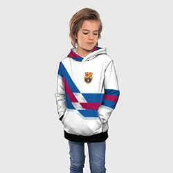 Толстовка-худи детская FC Barcelona, цвет: 3D-черный — фото 2