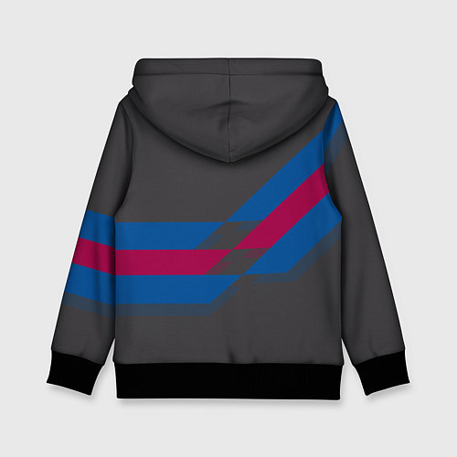 Детская толстовка Barcelona FC: Dark style / 3D-Черный – фото 2