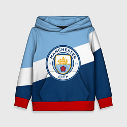 Толстовка-худи детская FC Manchester City: Colors, цвет: 3D-красный