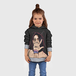 Толстовка-худи детская Face Star, цвет: 3D-меланж — фото 2