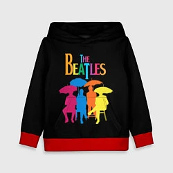 Толстовка-худи детская The Beatles: Colour Rain, цвет: 3D-красный