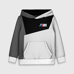 Толстовка-худи детская BMW SportWear, цвет: 3D-белый