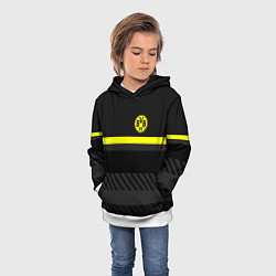 Толстовка-худи детская FC Borussia 2018 Original #3, цвет: 3D-белый — фото 2