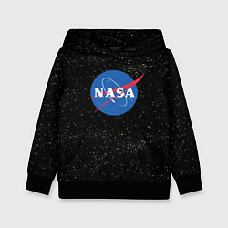 Толстовка-худи детская NASA: Endless Space, цвет: 3D-черный