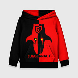 Толстовка-худи детская Juggernaut Blood, цвет: 3D-черный