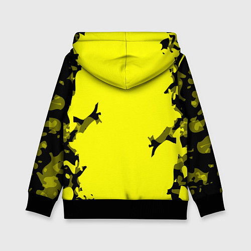 Детская толстовка FC Borussia Dortmund: Yellow & Black / 3D-Черный – фото 2