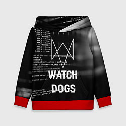 Толстовка-худи детская Watch Dogs: Hacker, цвет: 3D-красный