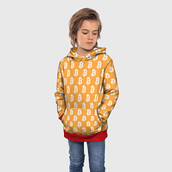 Толстовка-худи детская BTC Pattern, цвет: 3D-красный — фото 2
