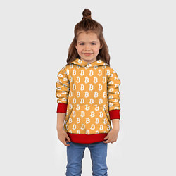 Толстовка-худи детская BTC Pattern, цвет: 3D-красный — фото 2