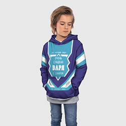 Толстовка-худи детская Очень сладкая Варя, цвет: 3D-меланж — фото 2