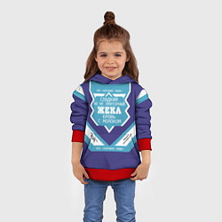 Толстовка-худи детская Жека сладкий, цвет: 3D-красный — фото 2