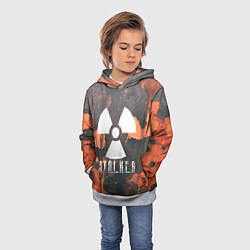 Толстовка-худи детская S.T.A.L.K.E.R: Orange Toxic, цвет: 3D-меланж — фото 2