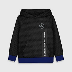 Толстовка-худи детская Mercedes AMG: Sport Line, цвет: 3D-синий