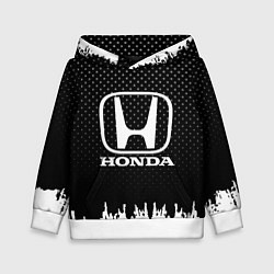 Толстовка-худи детская Honda: Black Side, цвет: 3D-белый