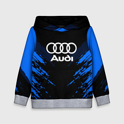 Толстовка-худи детская Audi: Blue Anger, цвет: 3D-меланж