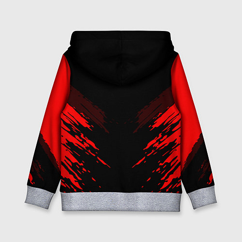 Детская толстовка Honda: Red Anger / 3D-Меланж – фото 2