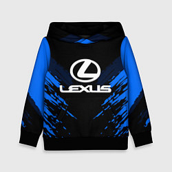 Толстовка-худи детская Lexus: Blue Anger, цвет: 3D-черный