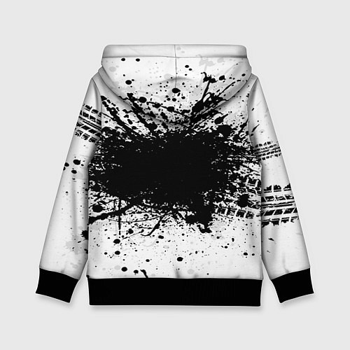 Детская толстовка Audi: Black Spray / 3D-Черный – фото 2