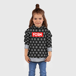 Толстовка-худи детская FCSM Supreme, цвет: 3D-меланж — фото 2