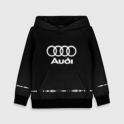 Толстовка-худи детская Audi: Black Abstract, цвет: 3D-черный