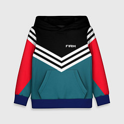 Толстовка-худи детская Firm 90s: Arrows Style, цвет: 3D-синий