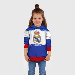 Толстовка-худи детская Real Madrid FC, цвет: 3D-красный — фото 2