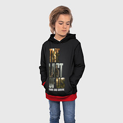 Толстовка-худи детская Endure and Survive, цвет: 3D-красный — фото 2