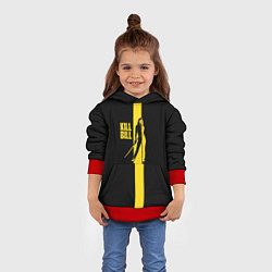 Толстовка-худи детская Kill Bill, цвет: 3D-красный — фото 2
