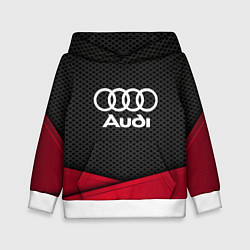 Толстовка-худи детская Audi: Grey Carbon, цвет: 3D-белый