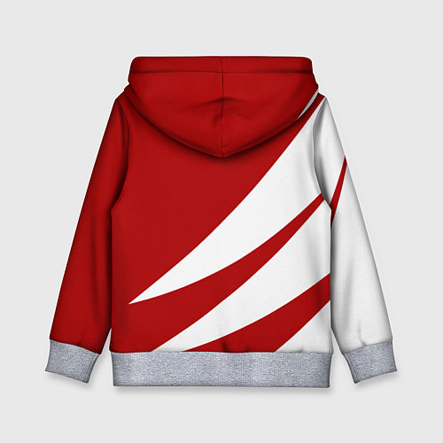 Детская толстовка Игра в сердца / 3D-Меланж – фото 2