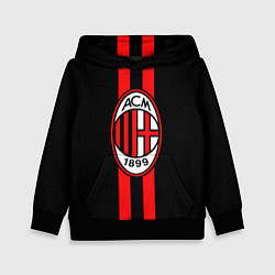 Толстовка-худи детская AC Milan 1899, цвет: 3D-черный