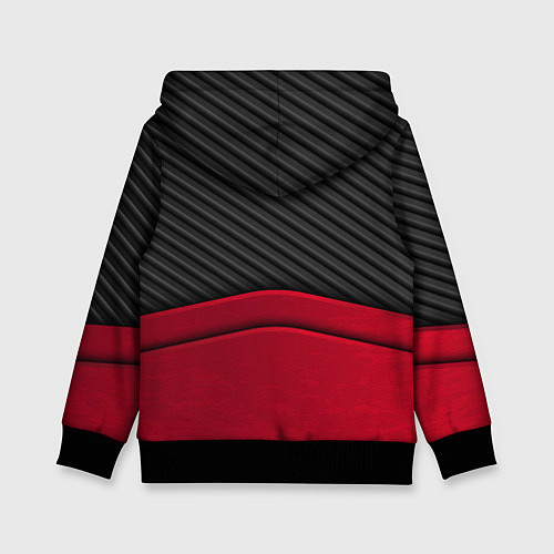 Детская толстовка Lexus: Red Carbon / 3D-Черный – фото 2