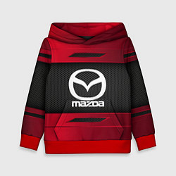 Толстовка-худи детская Mazda Sport, цвет: 3D-красный