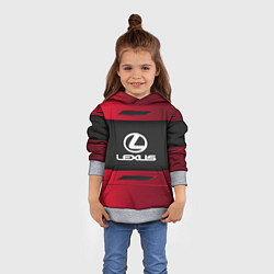 Толстовка-худи детская Lexus Sport, цвет: 3D-меланж — фото 2
