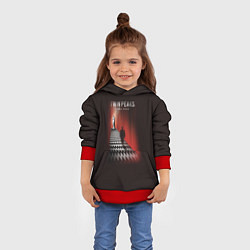 Толстовка-худи детская Twin Peaks: Firewalk with me, цвет: 3D-красный — фото 2