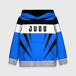 Толстовка-худи детская Judo Fighter, цвет: 3D-меланж
