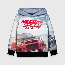 Толстовка-худи детская Need for Speed: Payback, цвет: 3D-черный