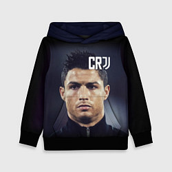 Толстовка-худи детская RONALDO CR7, цвет: 3D-черный