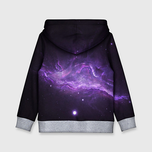 Детская толстовка BTS: Violet Space / 3D-Меланж – фото 2