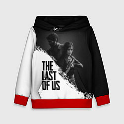 Толстовка-худи детская The Last of Us: White & Black, цвет: 3D-красный