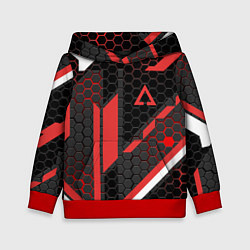 Толстовка-худи детская CS:GO CYREX CARBON, цвет: 3D-красный