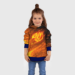 Толстовка-худи детская NATSU DRAGNEEL, цвет: 3D-синий — фото 2