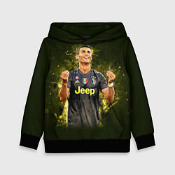 Толстовка-худи детская Ronaldo: Juve Sport, цвет: 3D-черный