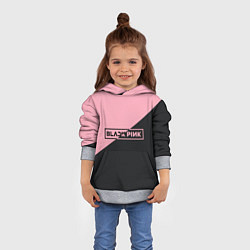 Толстовка-худи детская Black Pink, цвет: 3D-меланж — фото 2