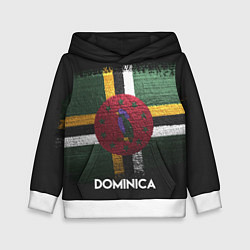 Толстовка-худи детская Dominica Style, цвет: 3D-белый
