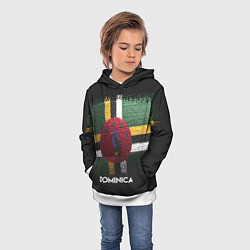 Толстовка-худи детская Dominica Style, цвет: 3D-белый — фото 2