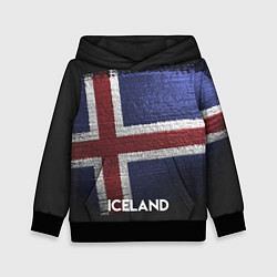 Толстовка-худи детская Iceland Style, цвет: 3D-черный