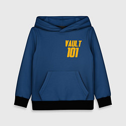 Толстовка-худи детская VAULT 101, цвет: 3D-черный