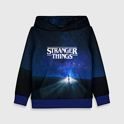 Толстовка-худи детская Stranger Things: Road Light, цвет: 3D-синий