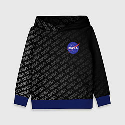 Толстовка-худи детская NASA: Dark Space, цвет: 3D-синий